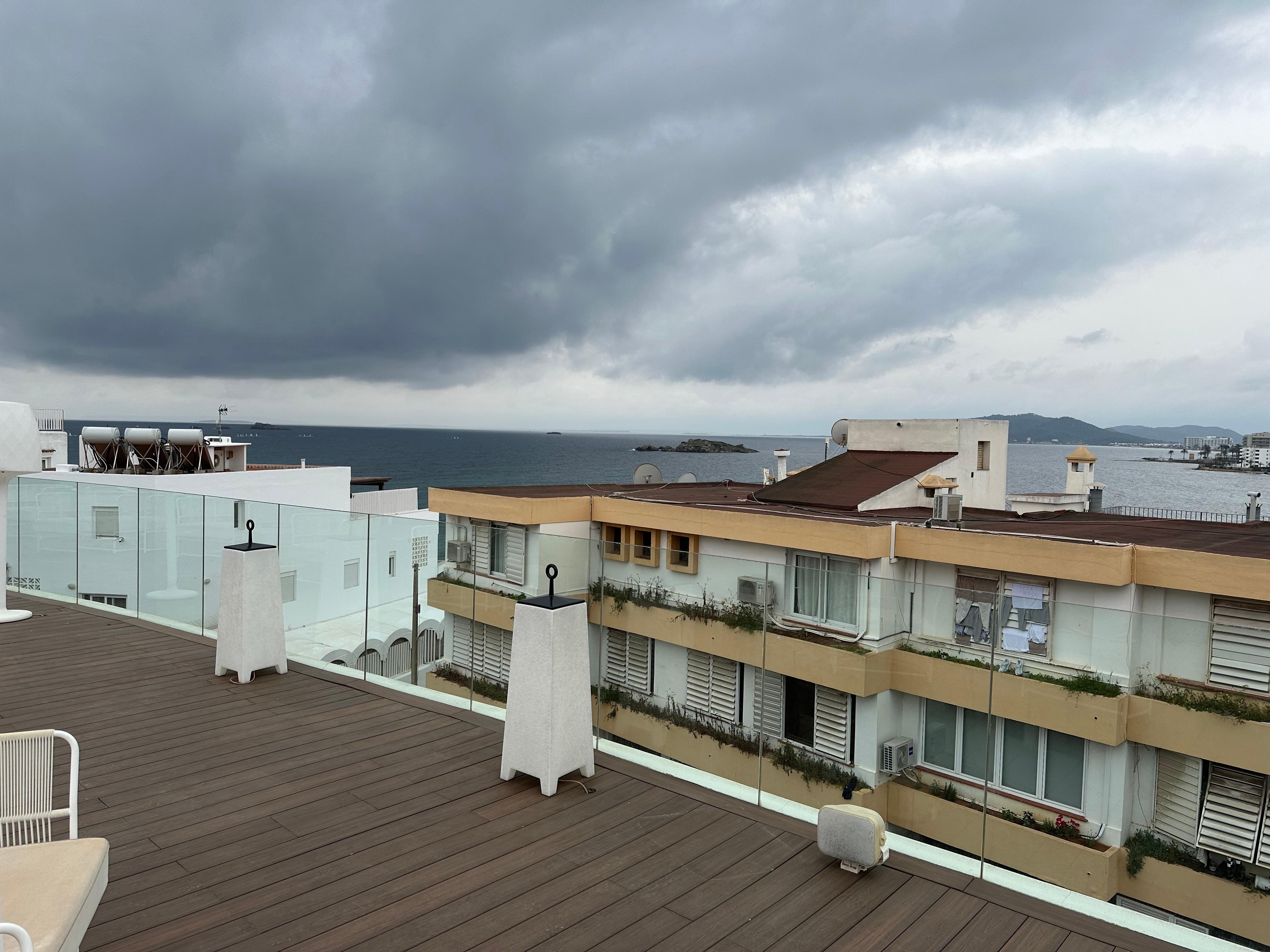 Hotel view from patio