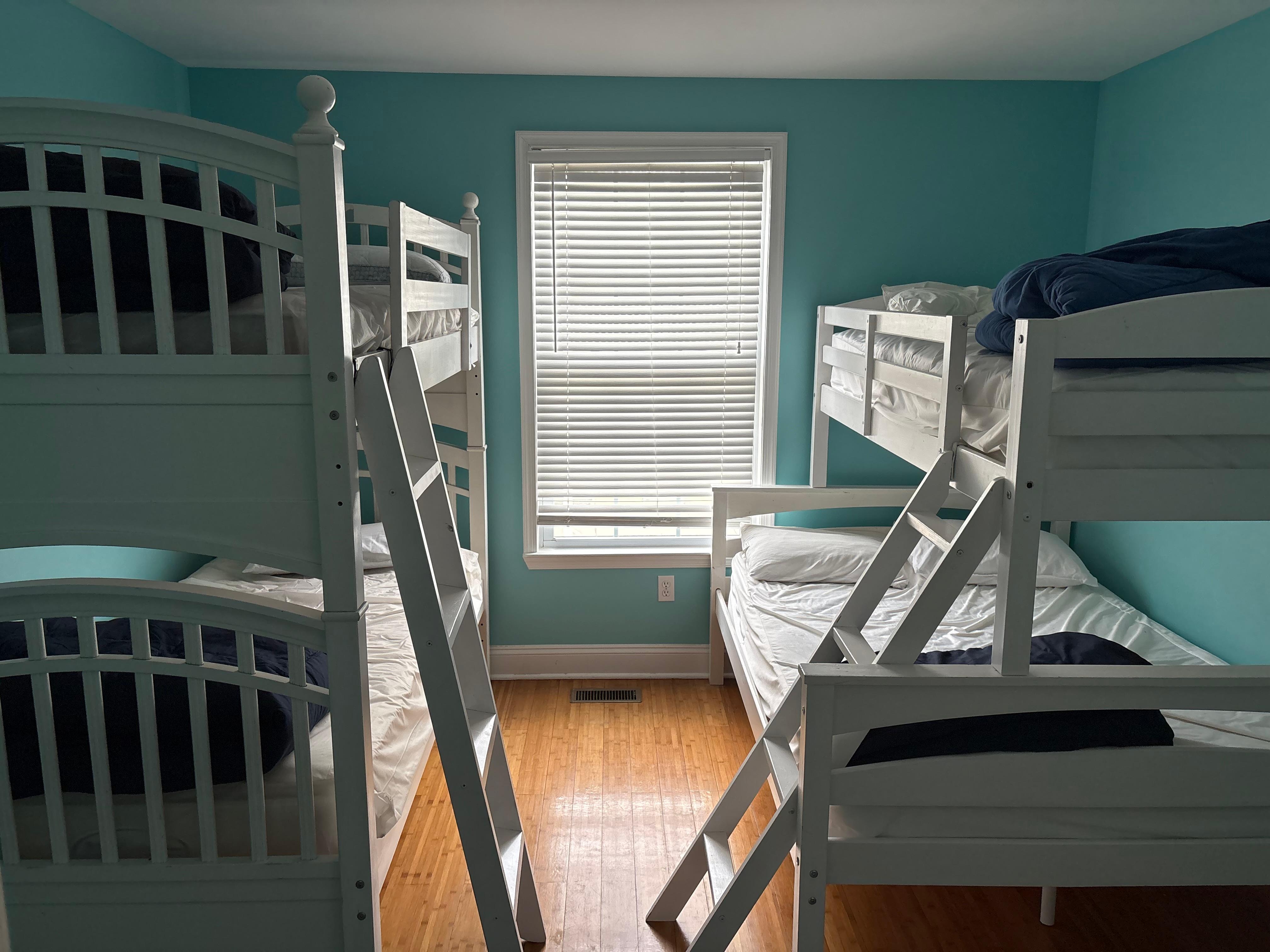 One of the bunk bed rooms