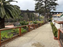Walkway right in front of house