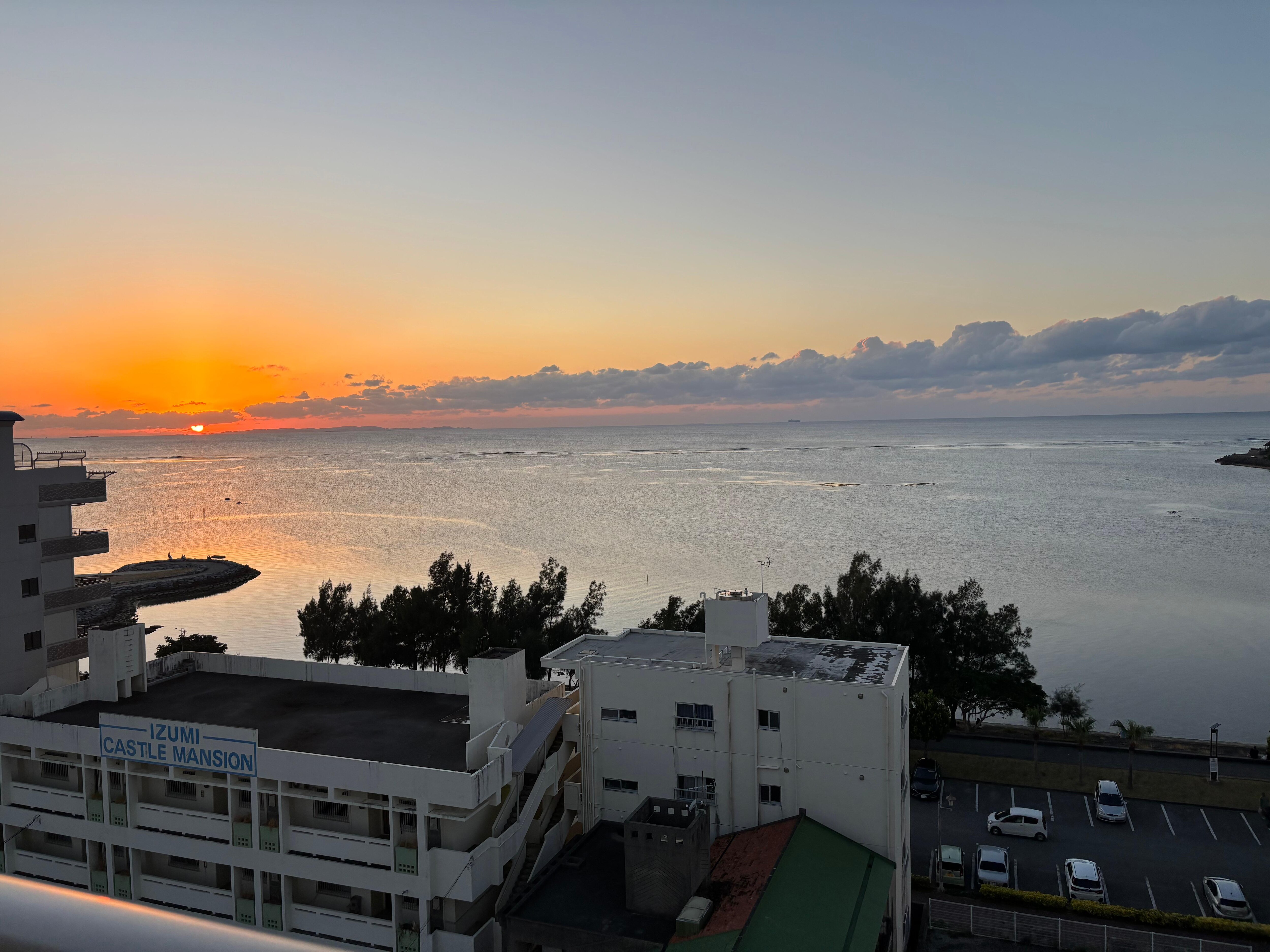 Hotel balcony view