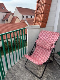 Lekker zitje op één van de balkons