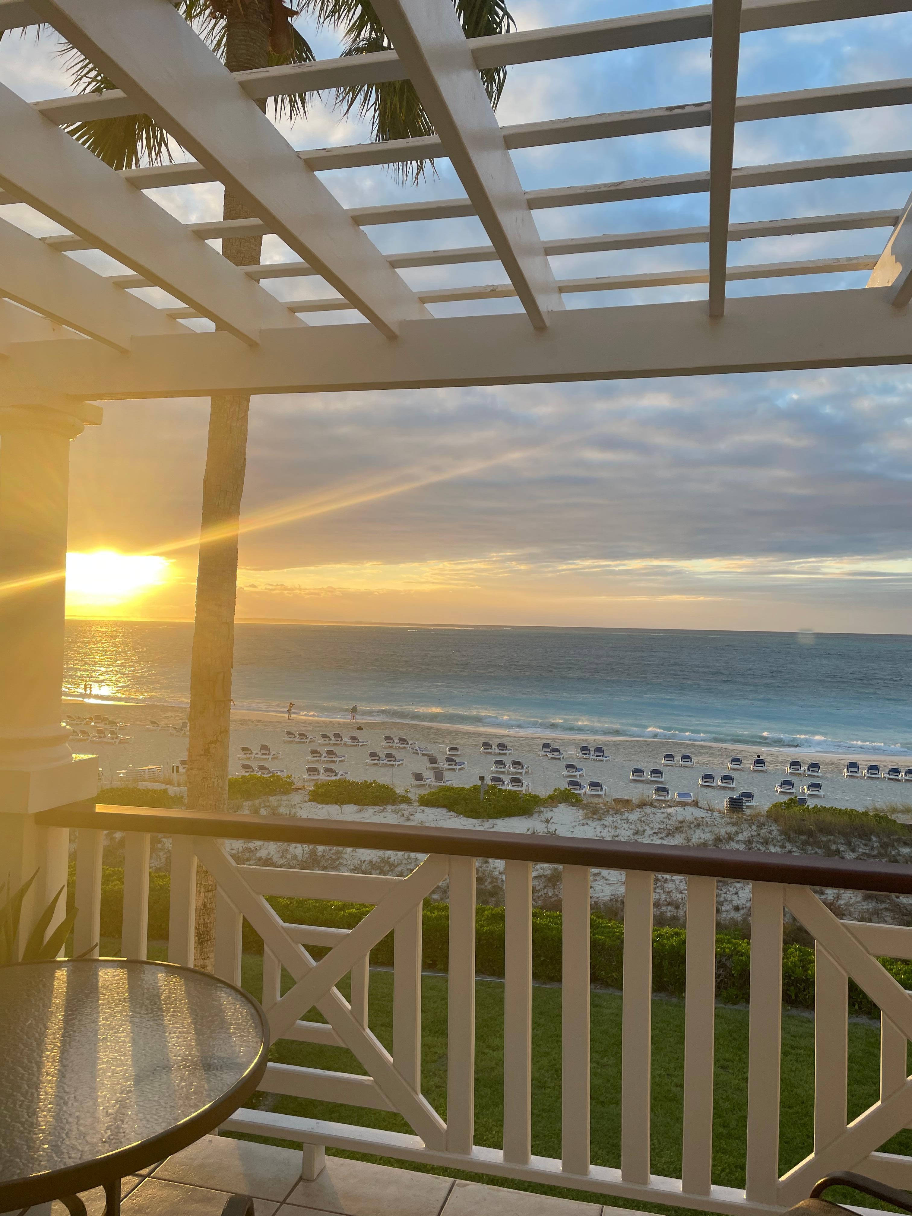 View from oceanfront studio