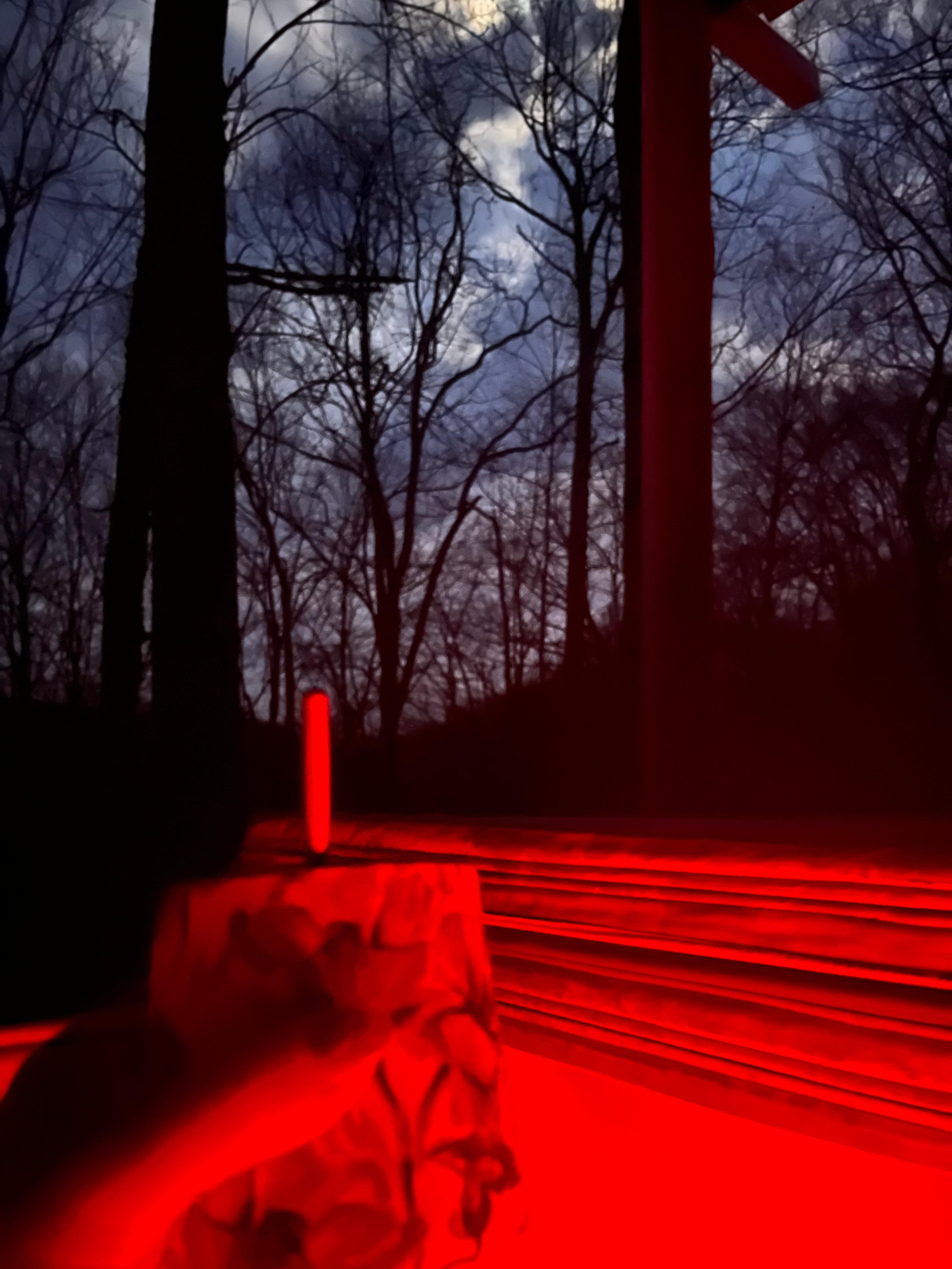 Beautiful night in the hot tub