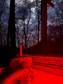 Beautiful night in the hot tub