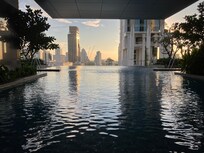 プールからの眺め