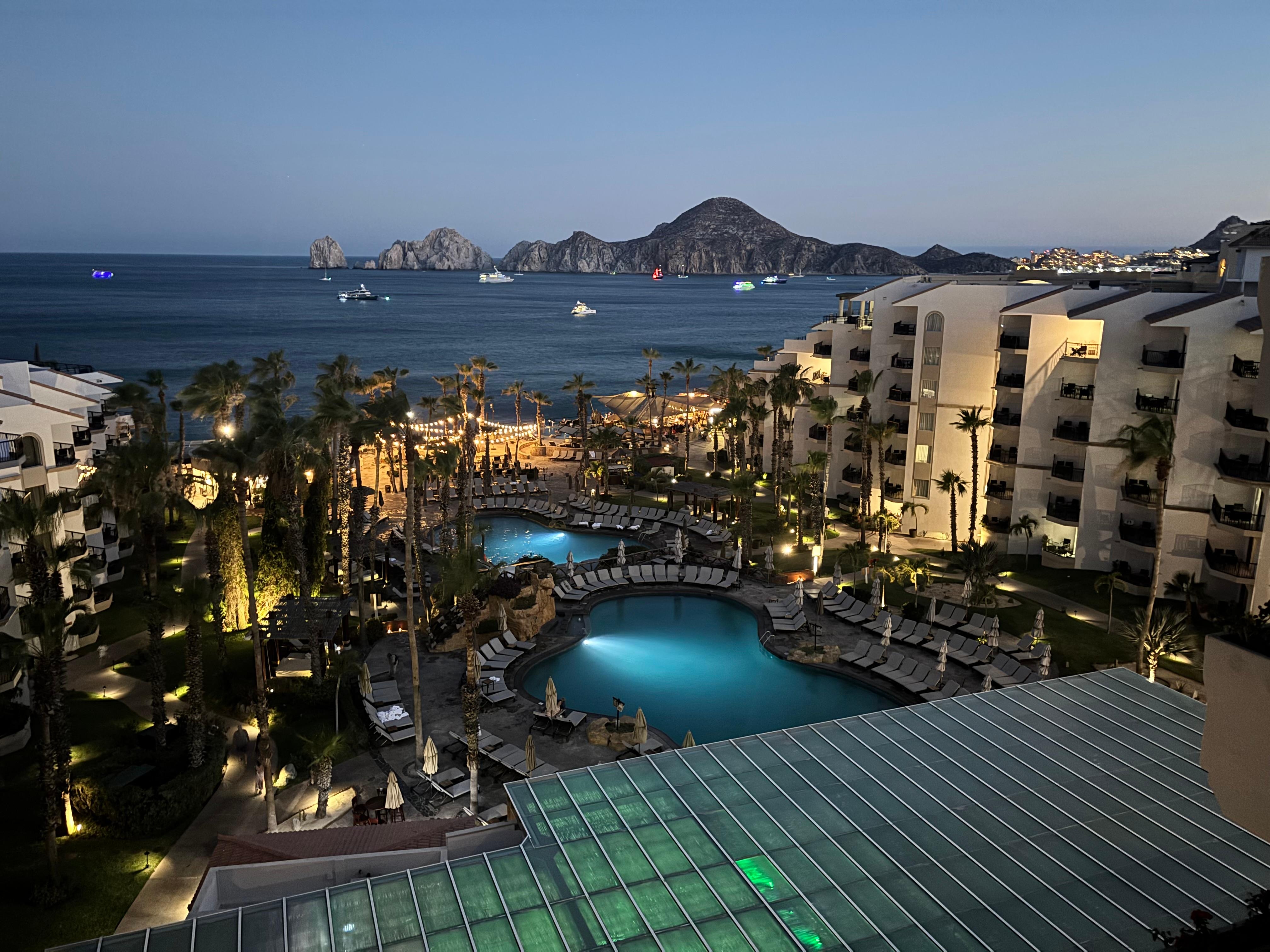 View from our ocean-view balcony