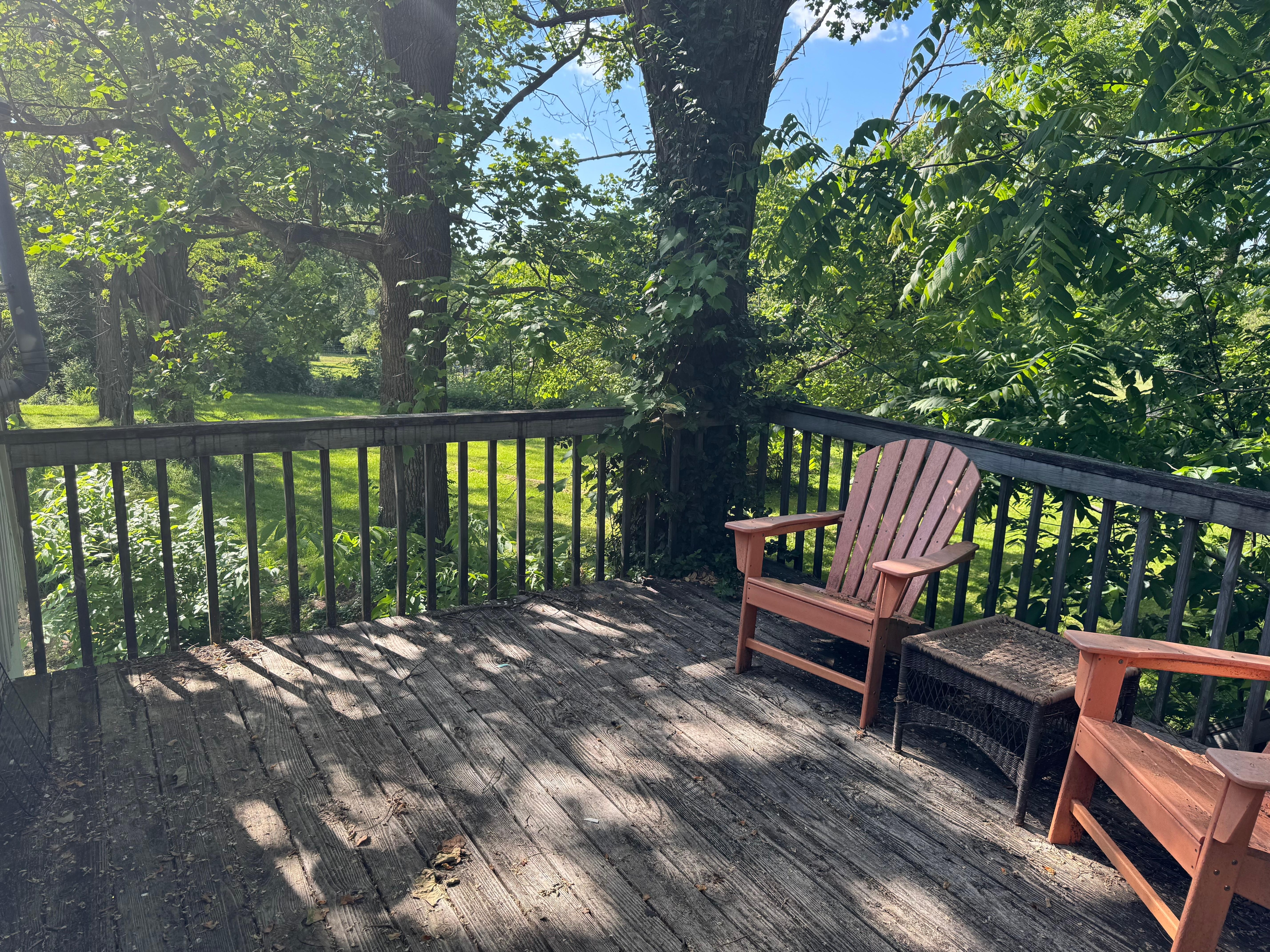 Outside deck 