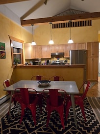 Spacious kitchen and dining