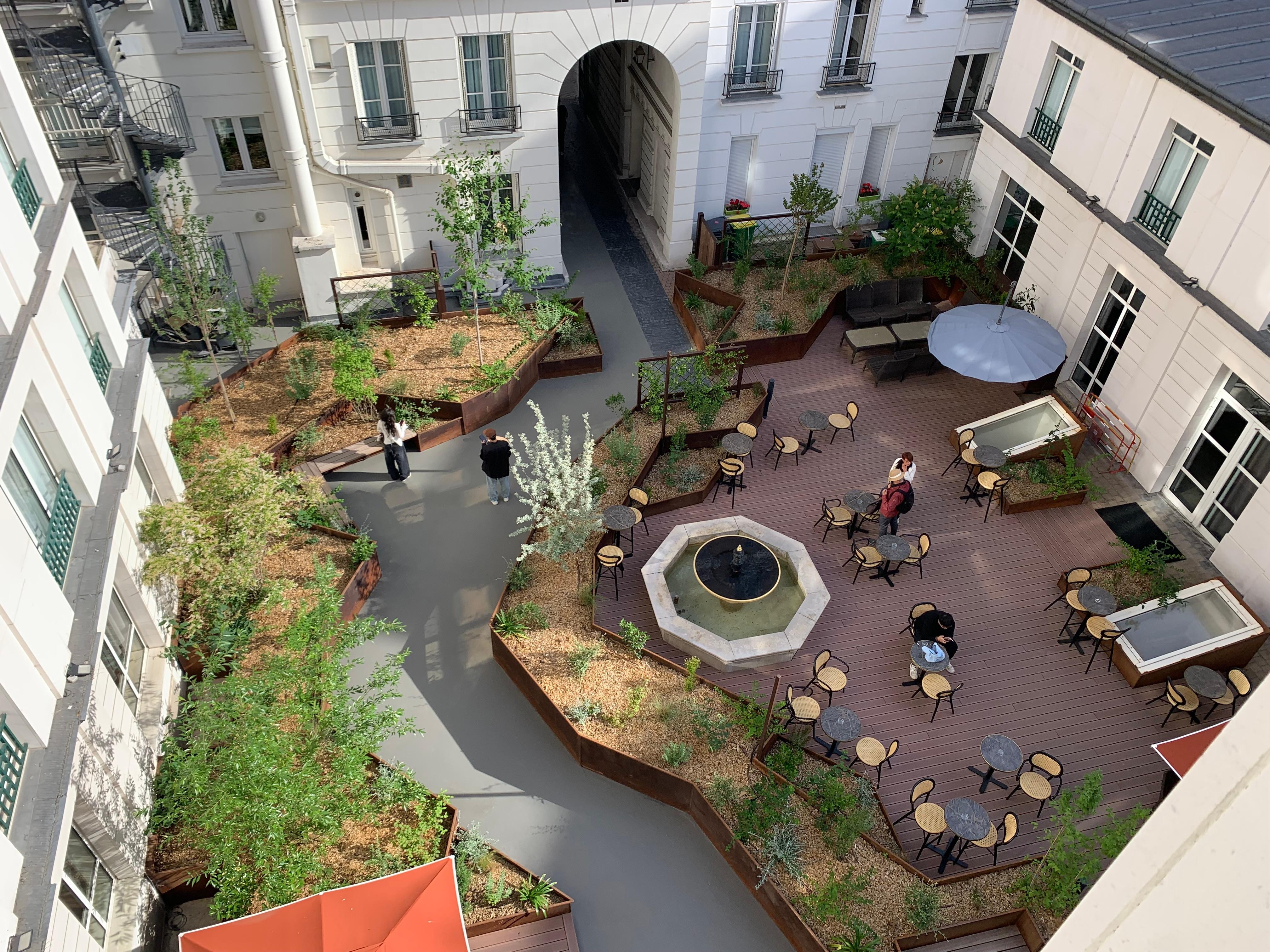 Courtyard from our room.