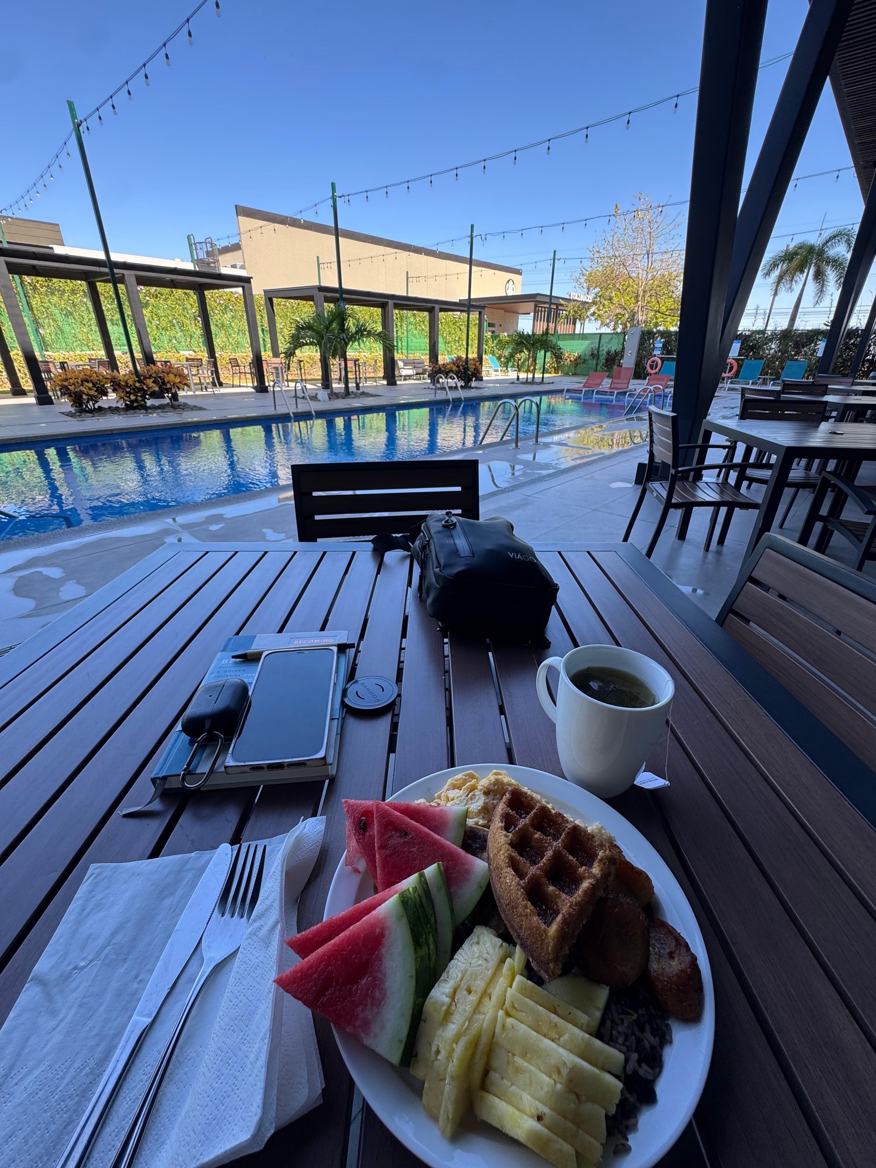 Breakfast was worth it!