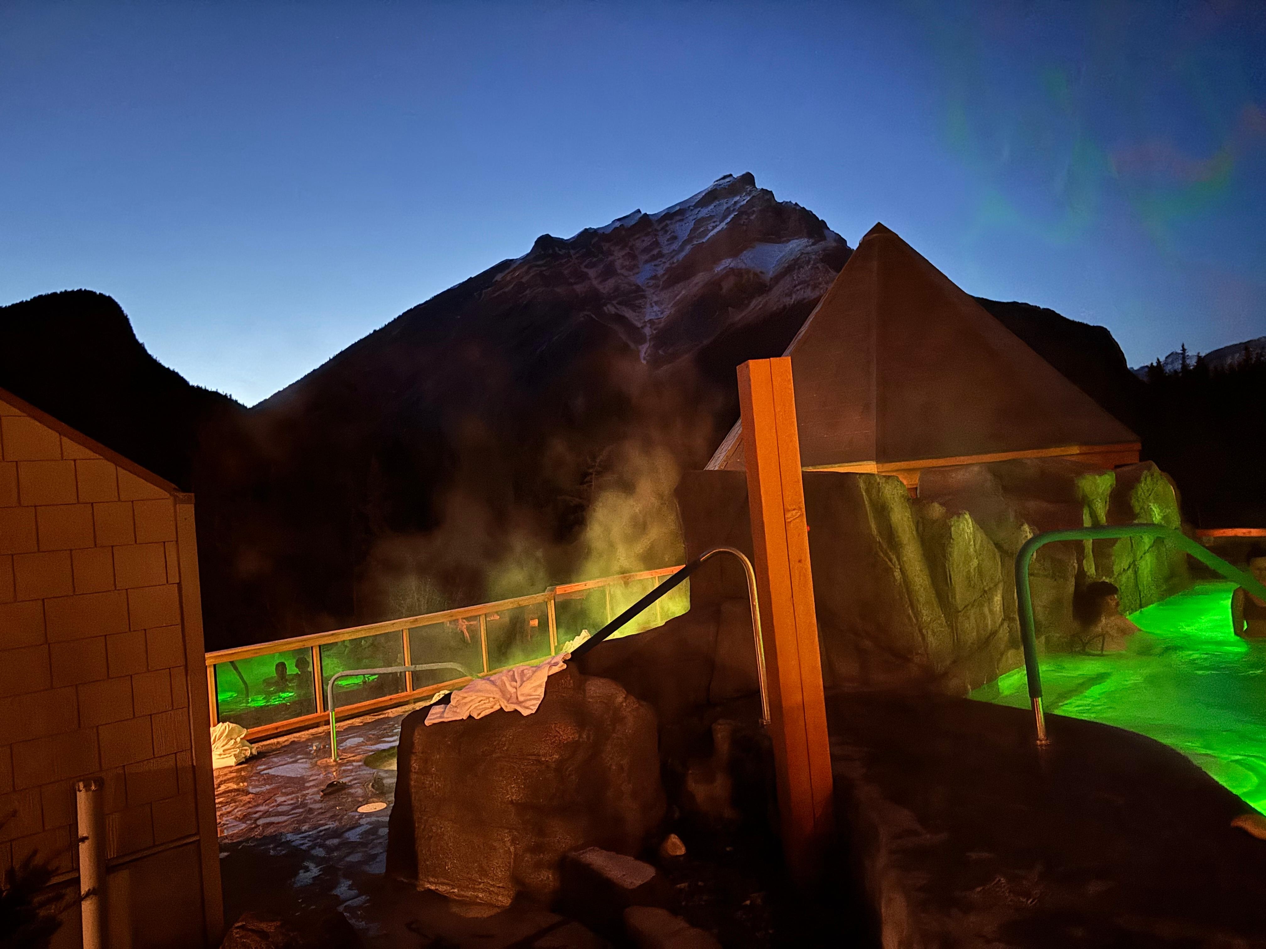 View from the spa.