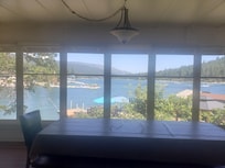 View from inside the on the upper level