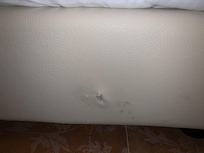 Löcher im Bettbezug