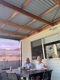 Happy hour on the deck