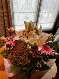 Flowers courtesy of the Hotel