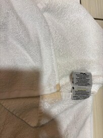 Permanently stained towels