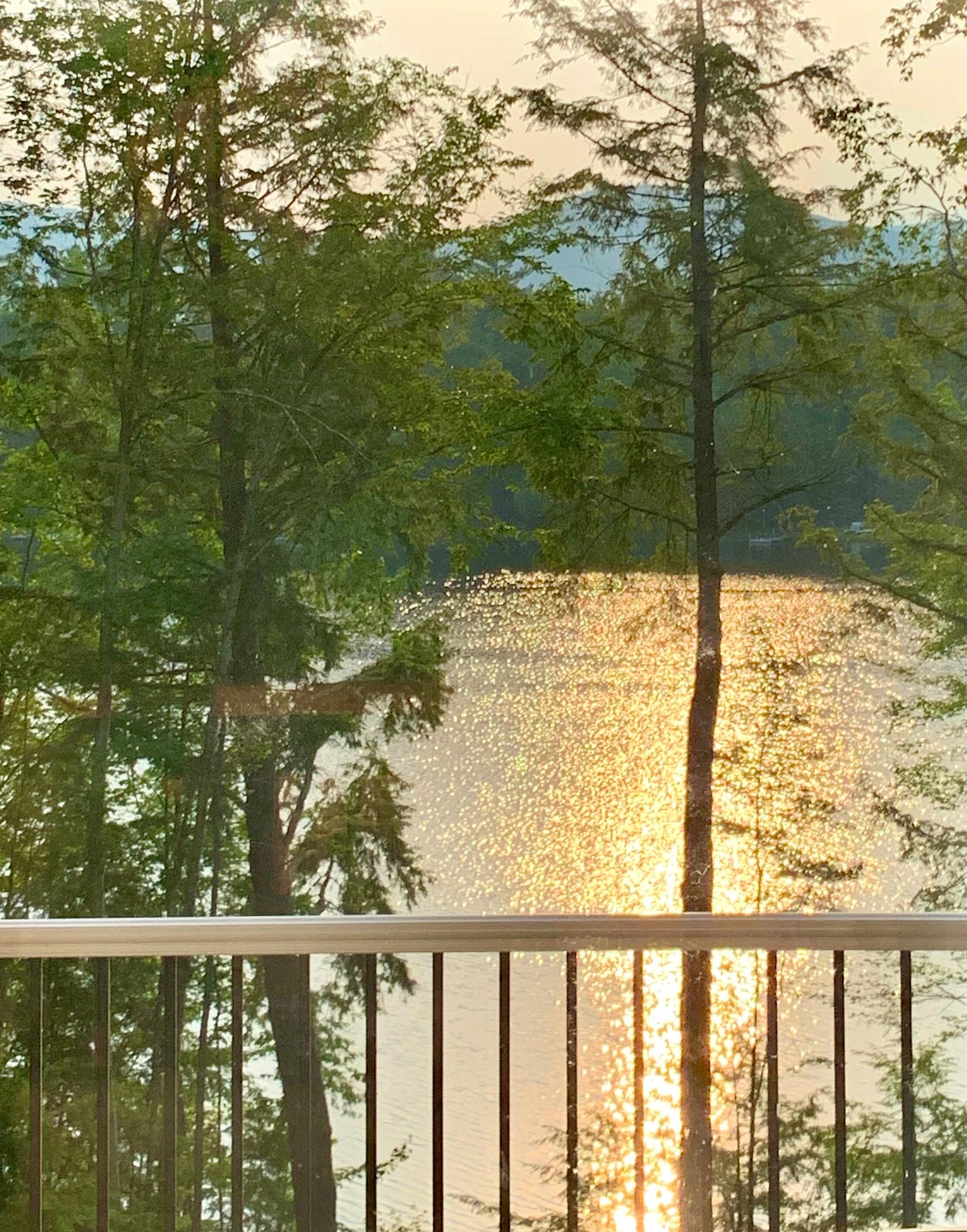Sunrise from the back deck
