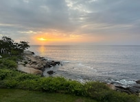 Sunrise from the Quarterdeck Inn.