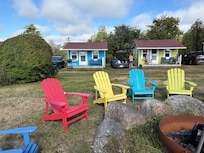 Front view of cottage.