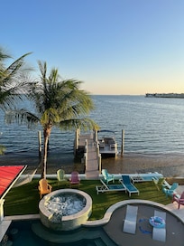 Ocean view from balcony