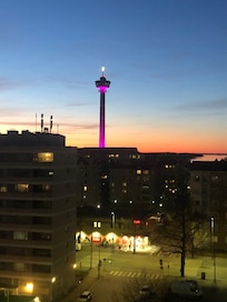 Hienot maisemat parvekkeelta.