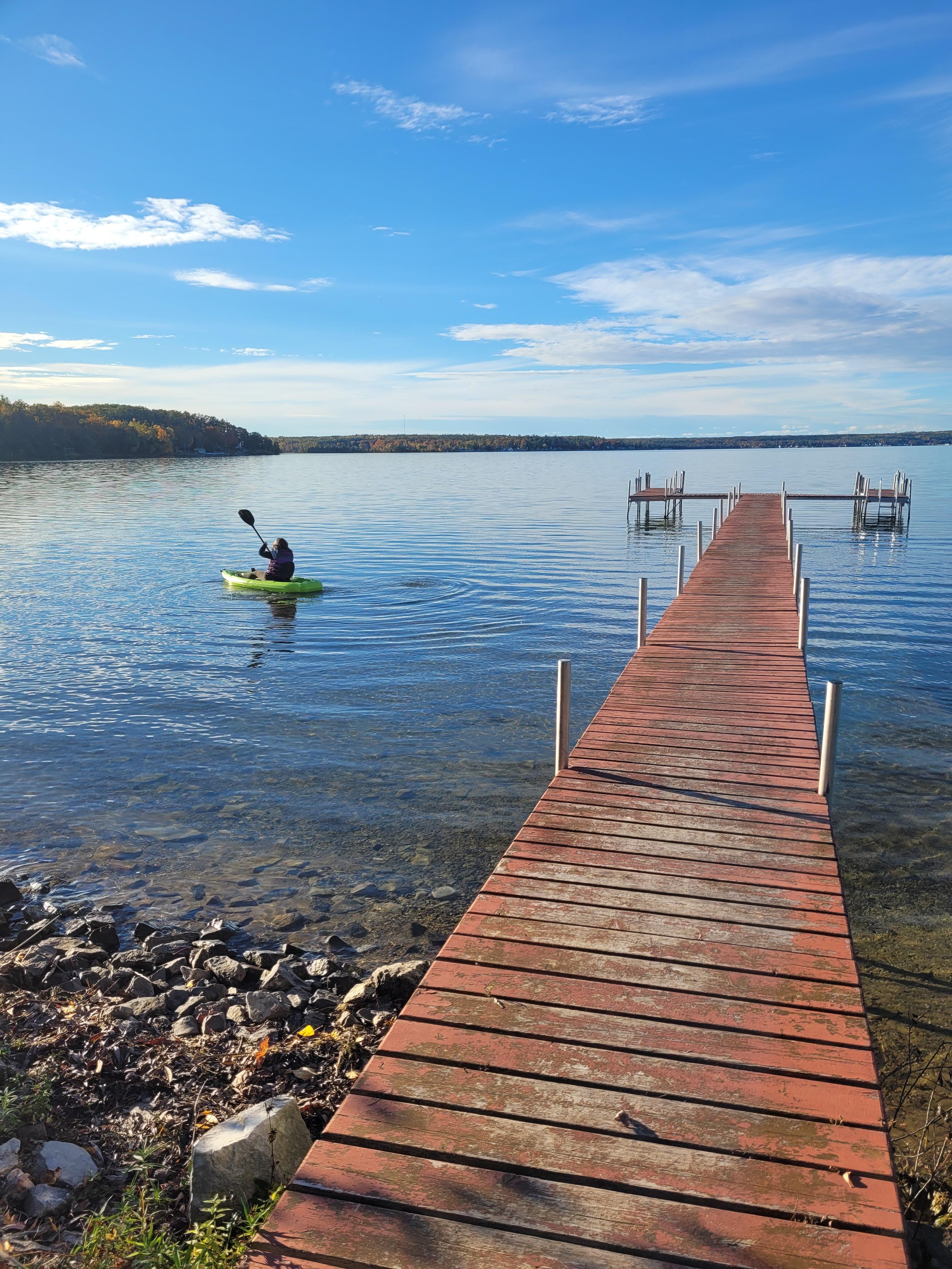 Kayaks available for use