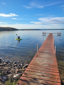 Kayaks available for use