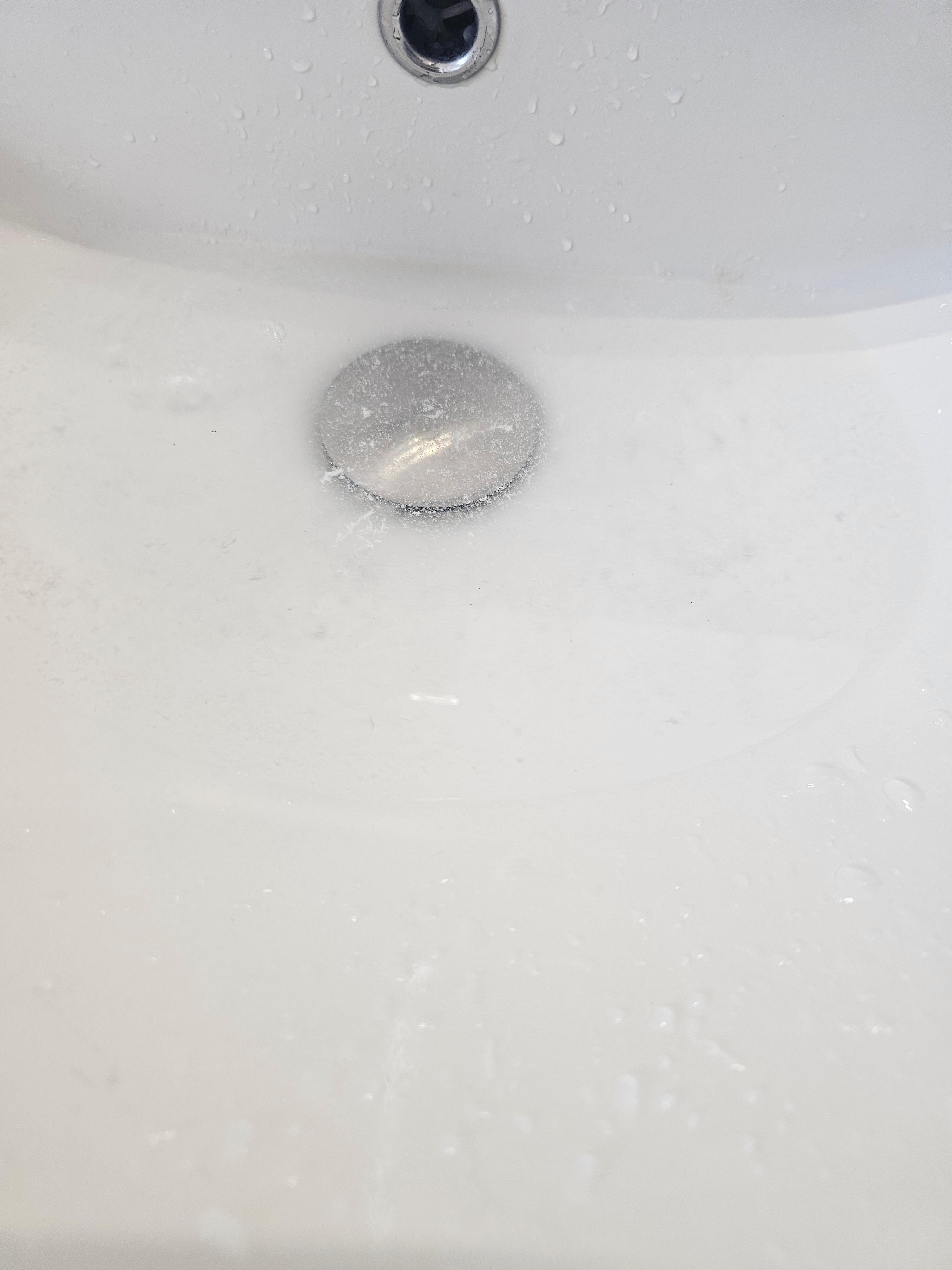 Clogged sink
