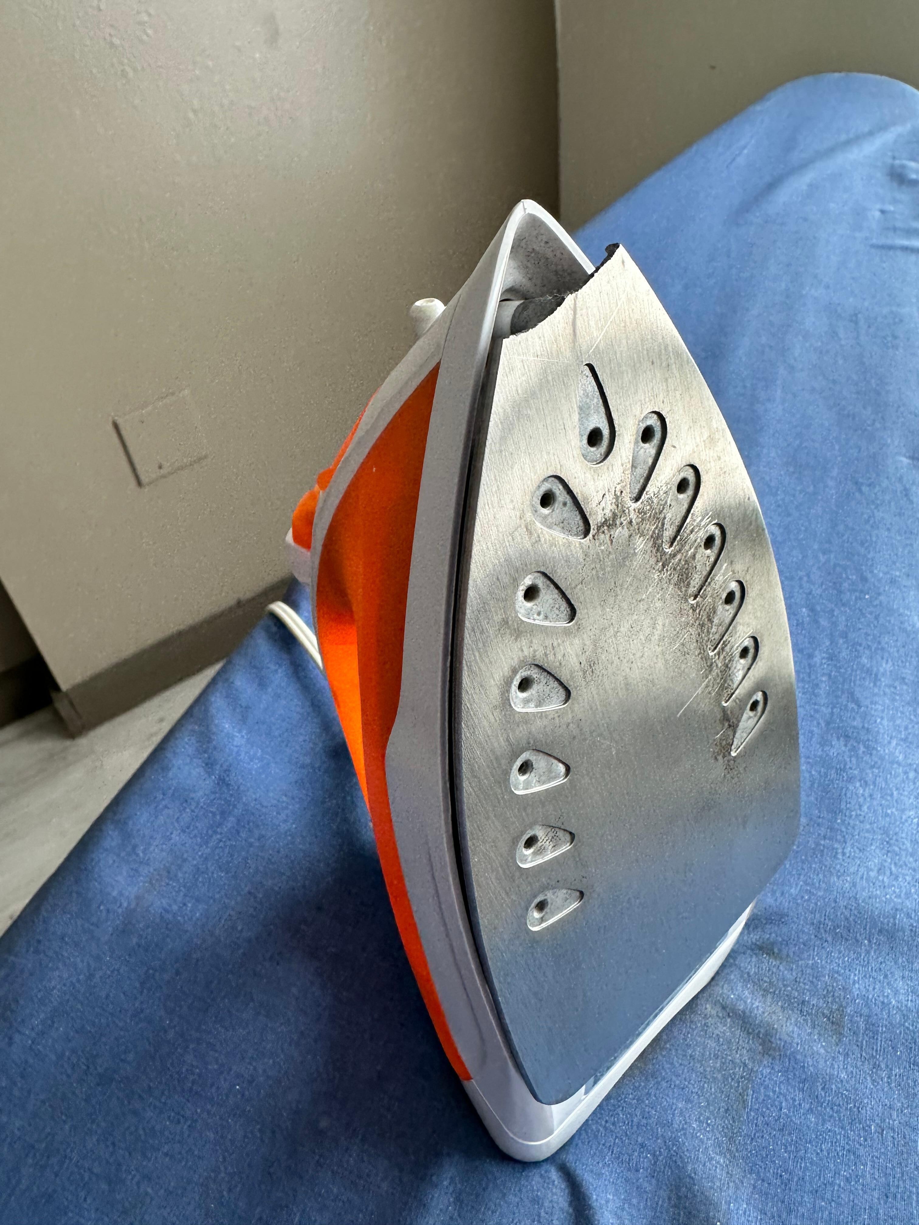 Iron broken and chipped 