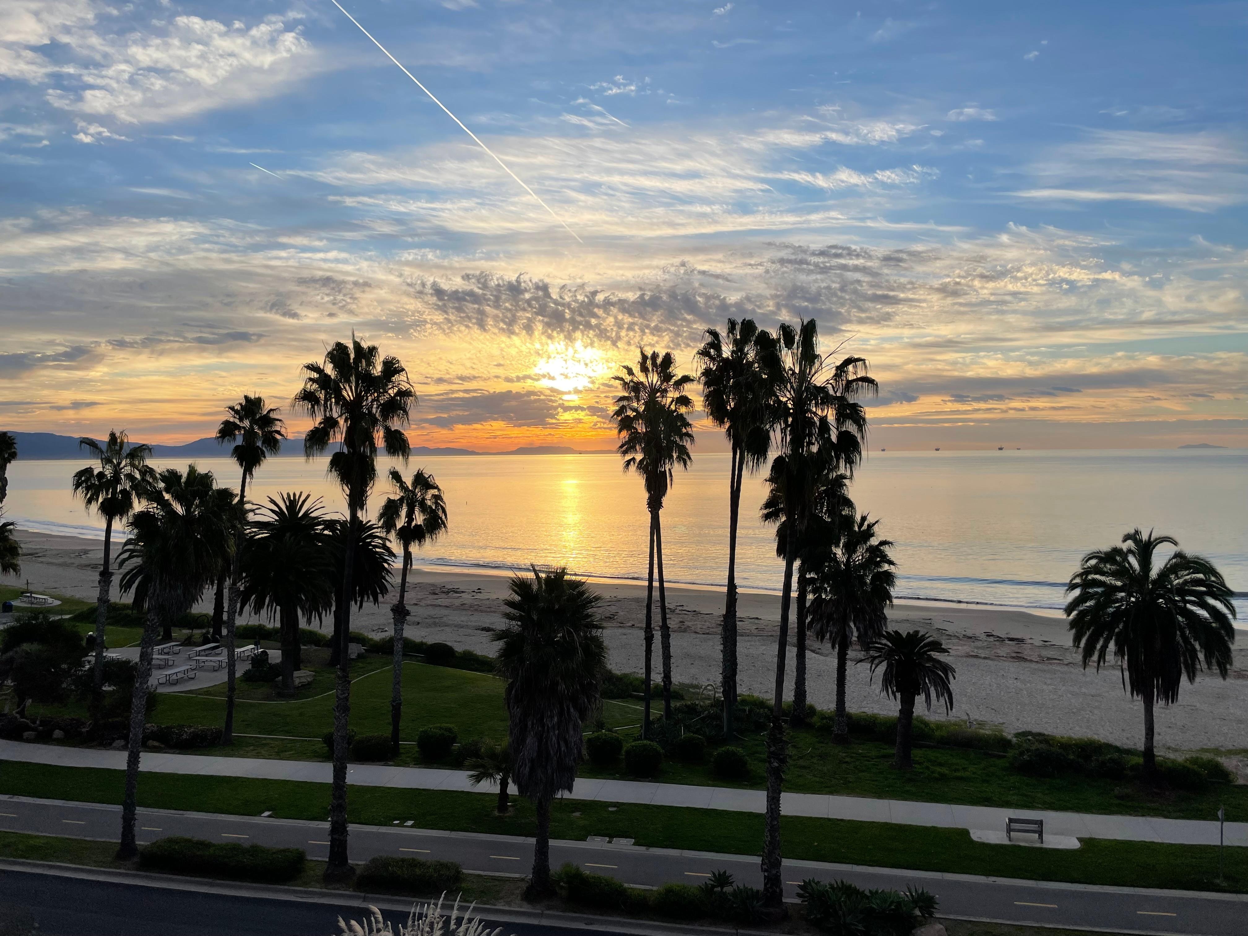 Sunrise from the balcony!