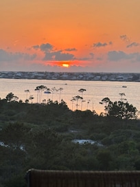 Beautiful sunsets from balcony