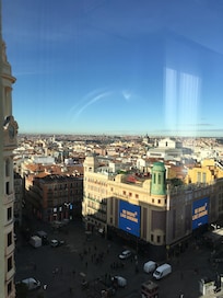 Udsigt fra studio med terrasse