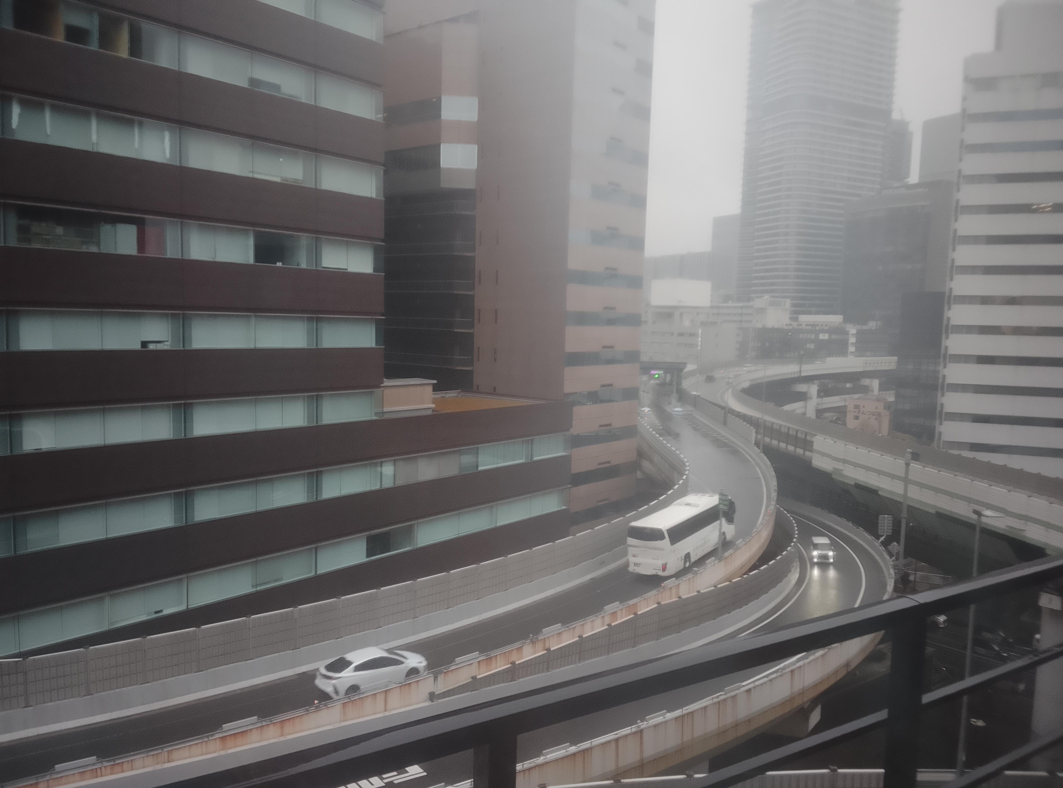 チェックイン時の窓からの景色