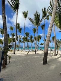 The beach