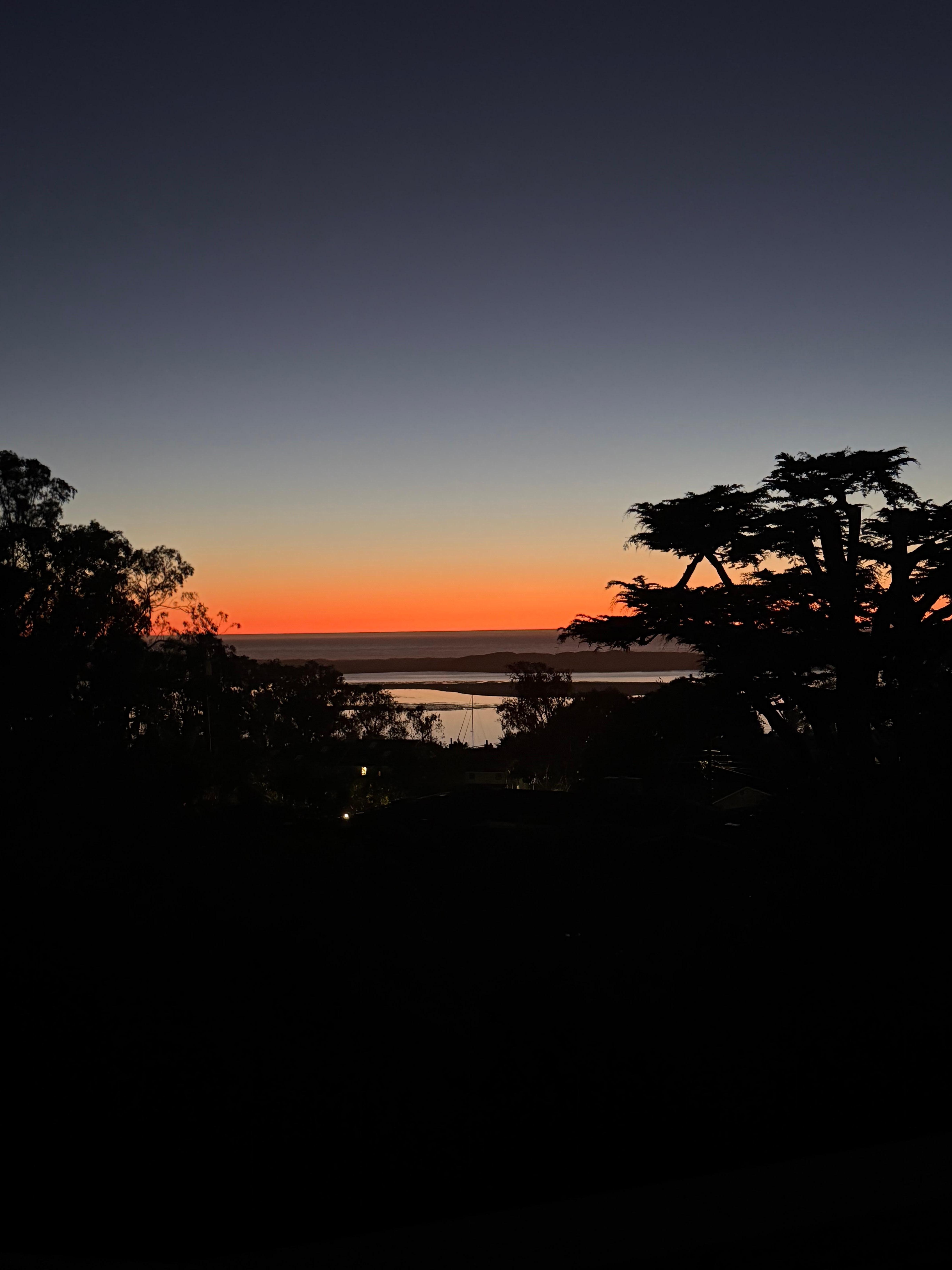 A beautiful sunset from the deck!