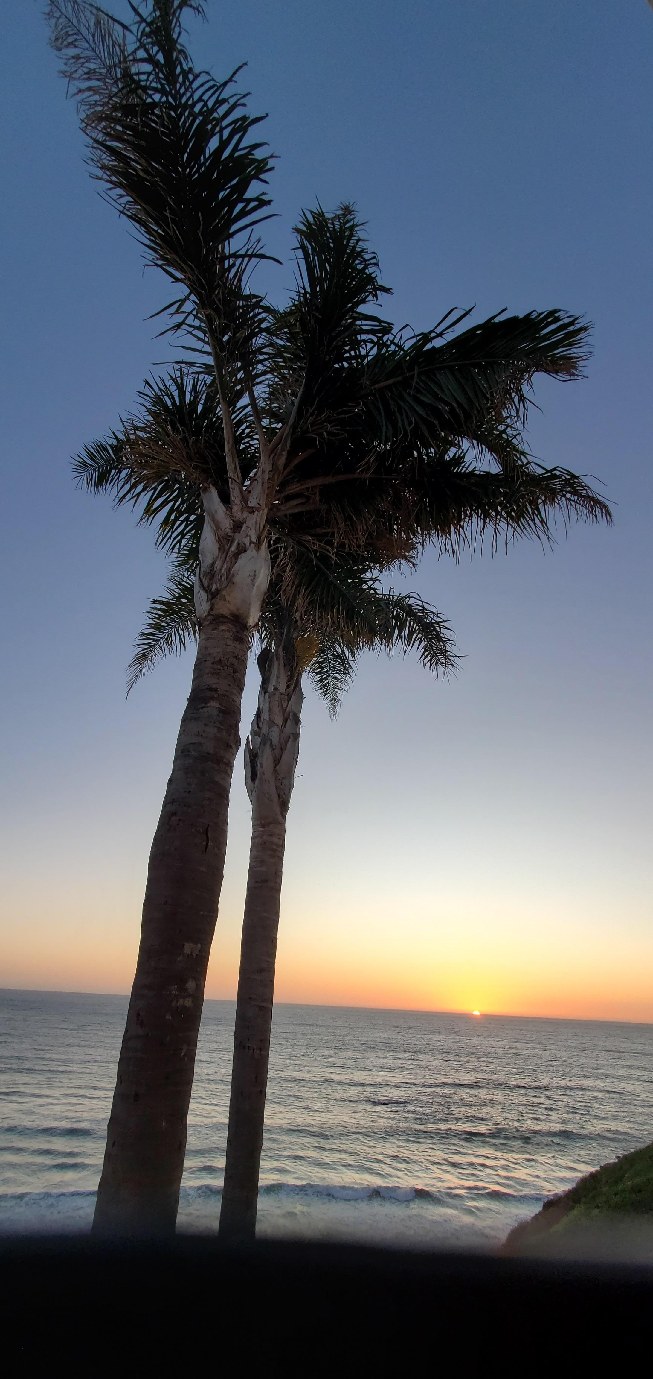 Sunset view from our balcony 
