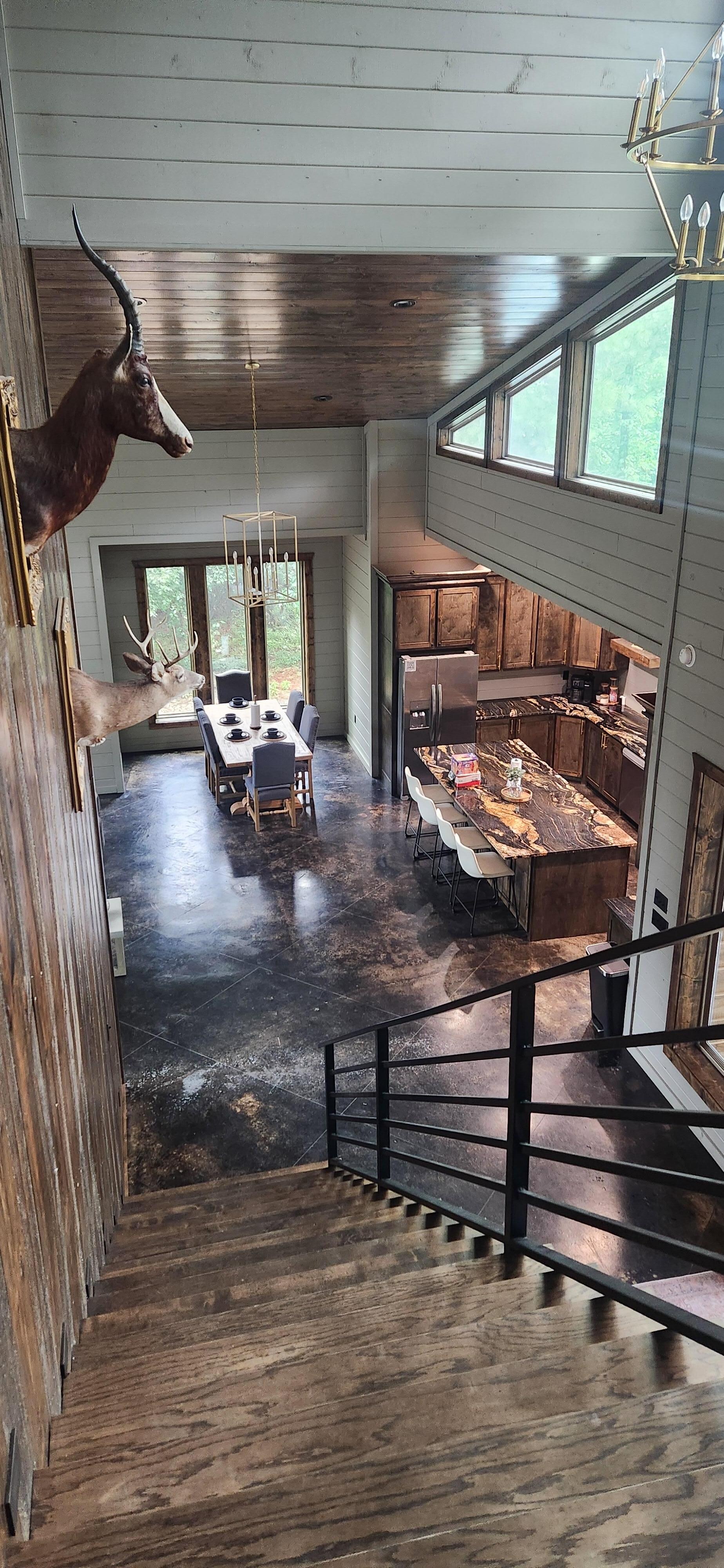 View from upstairs