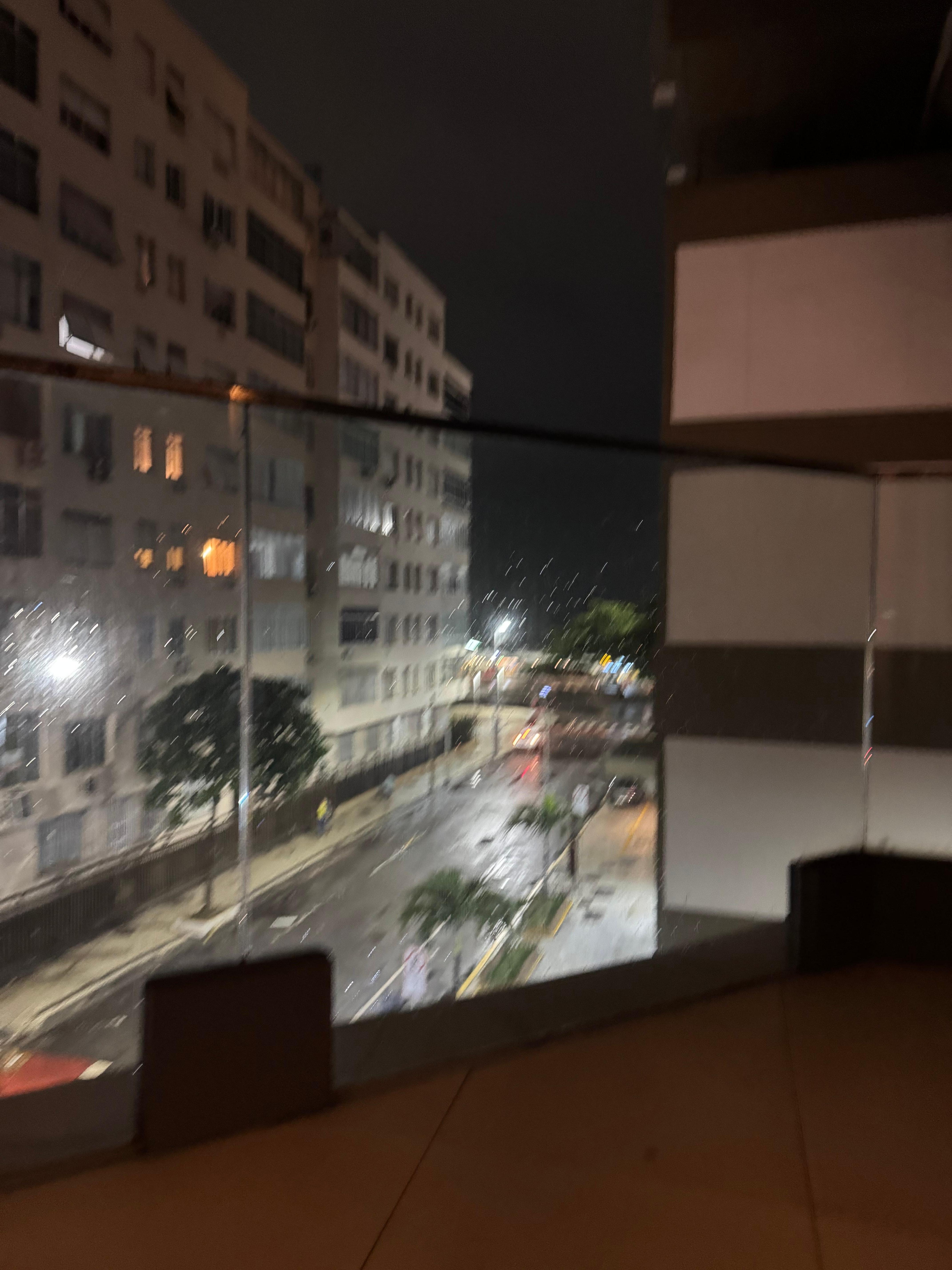 Balcony view during the night