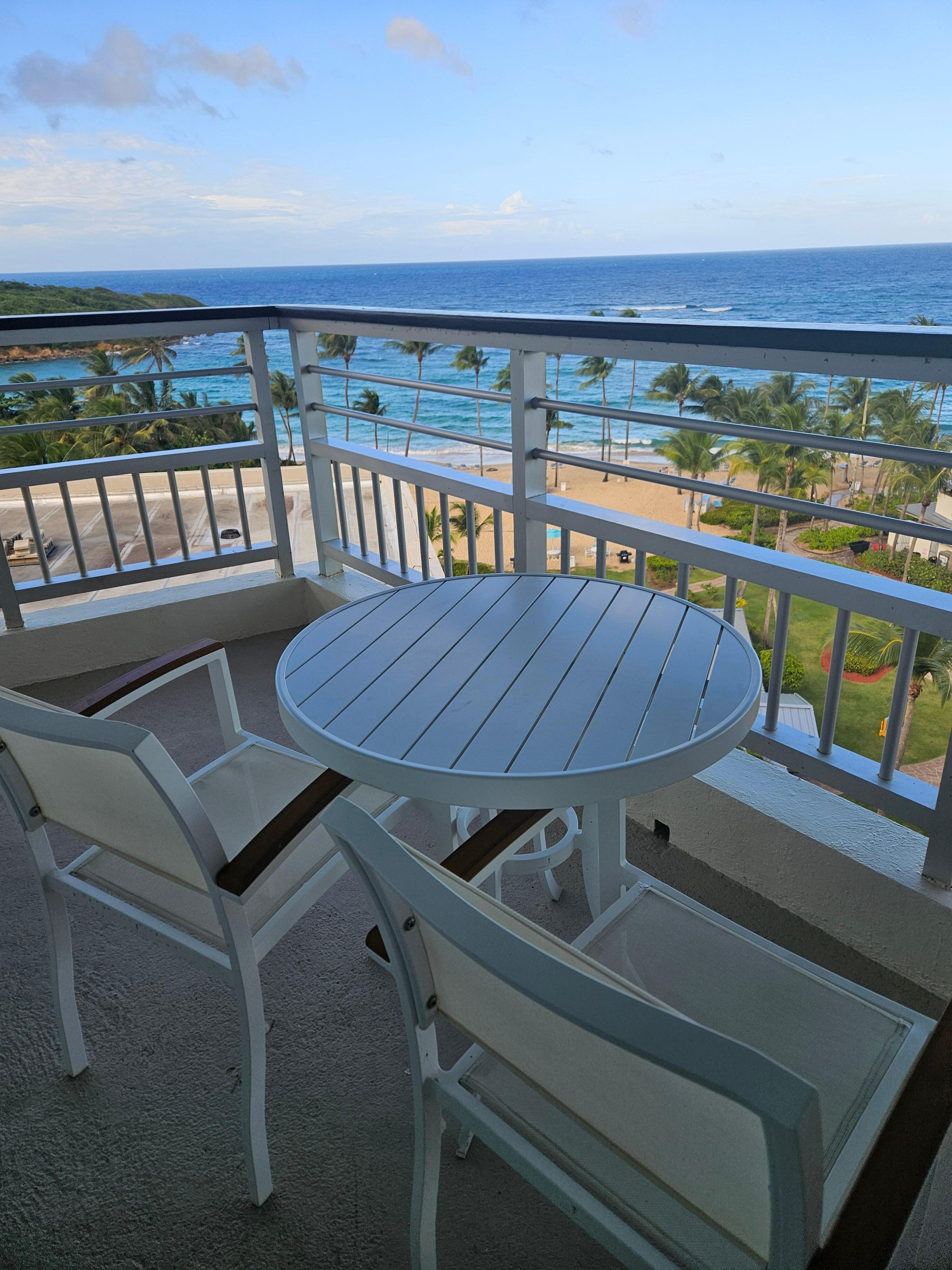 View from our room on the 8th floor.