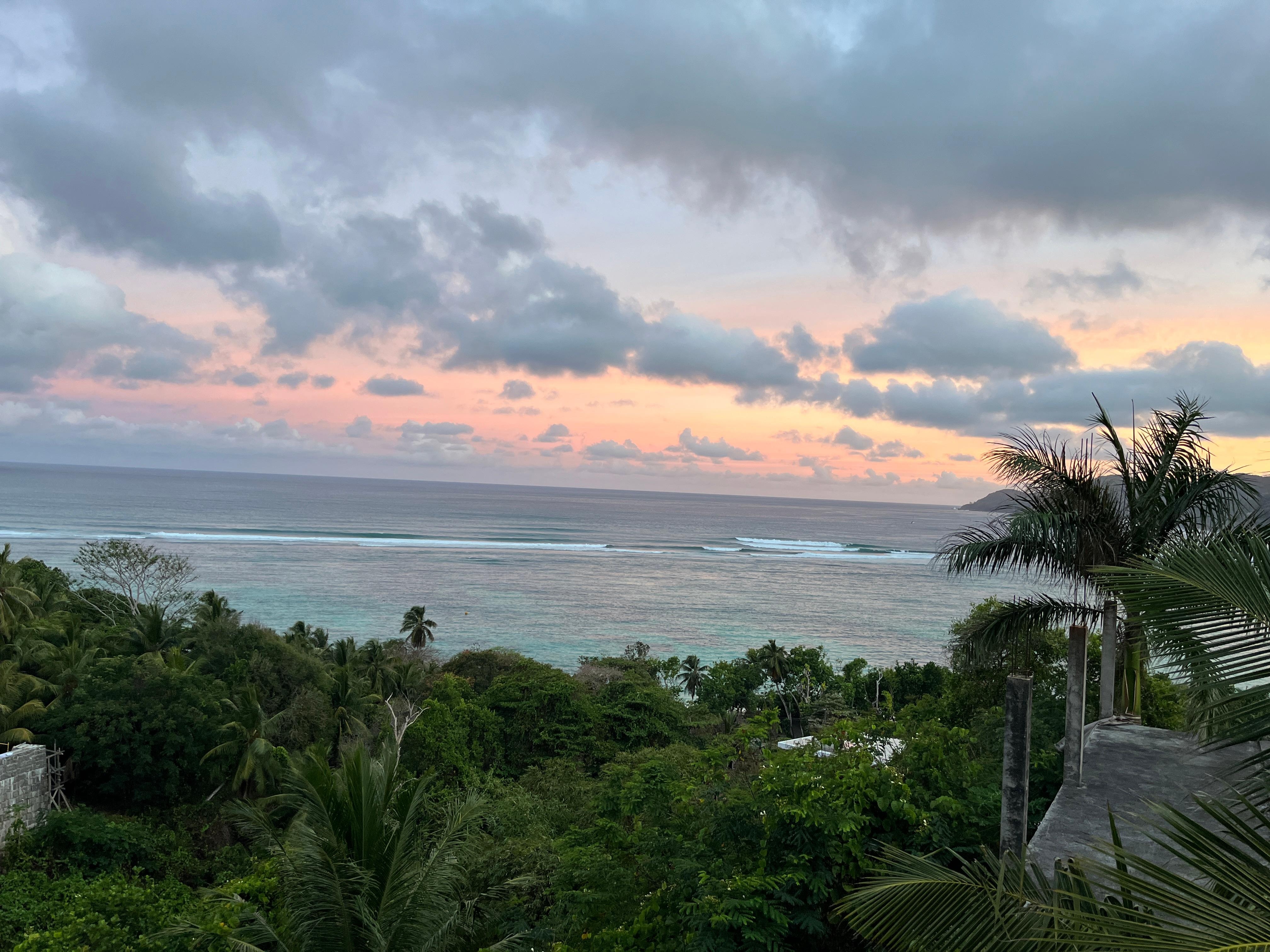 テラスから撮影