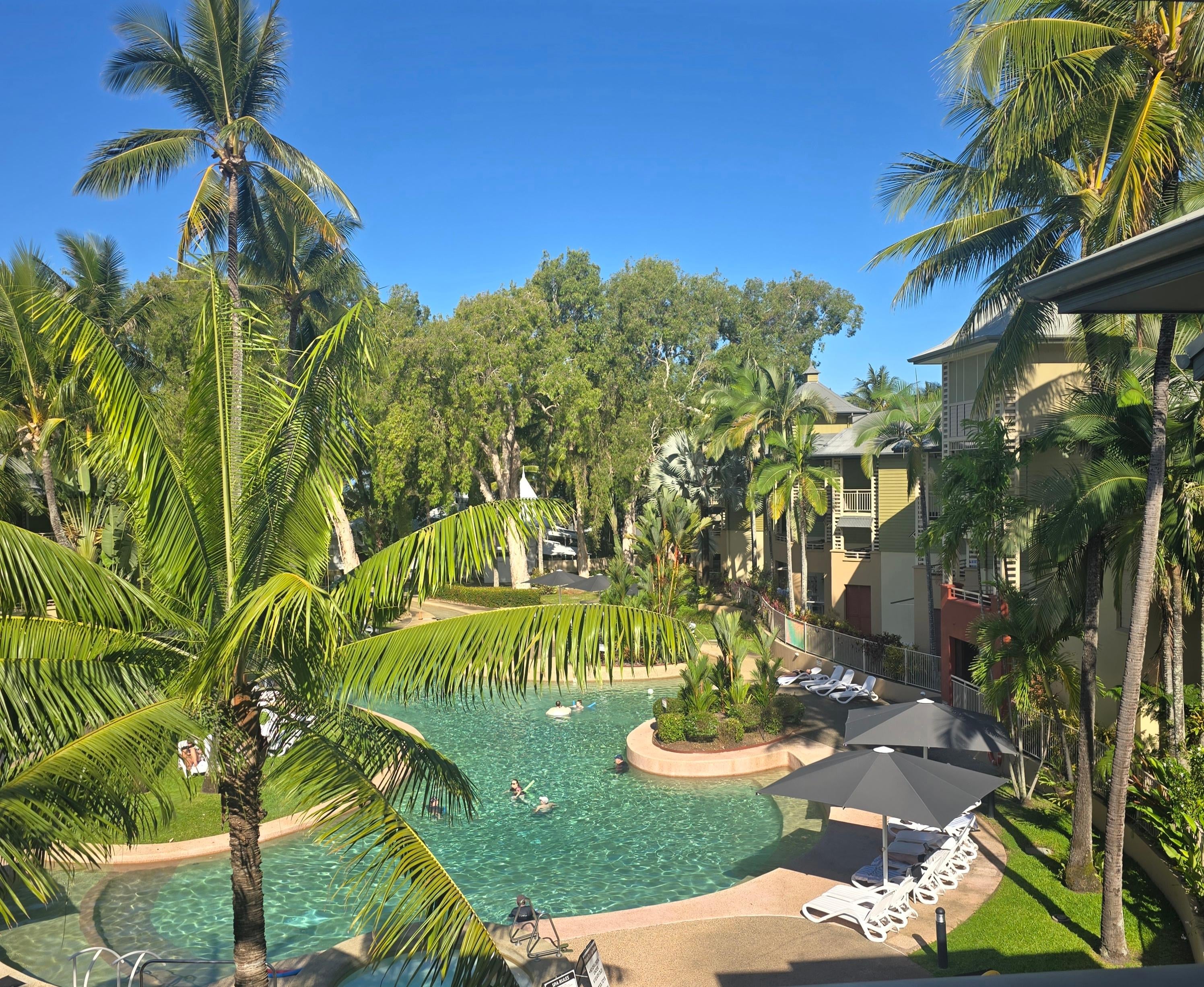 View from our balcony