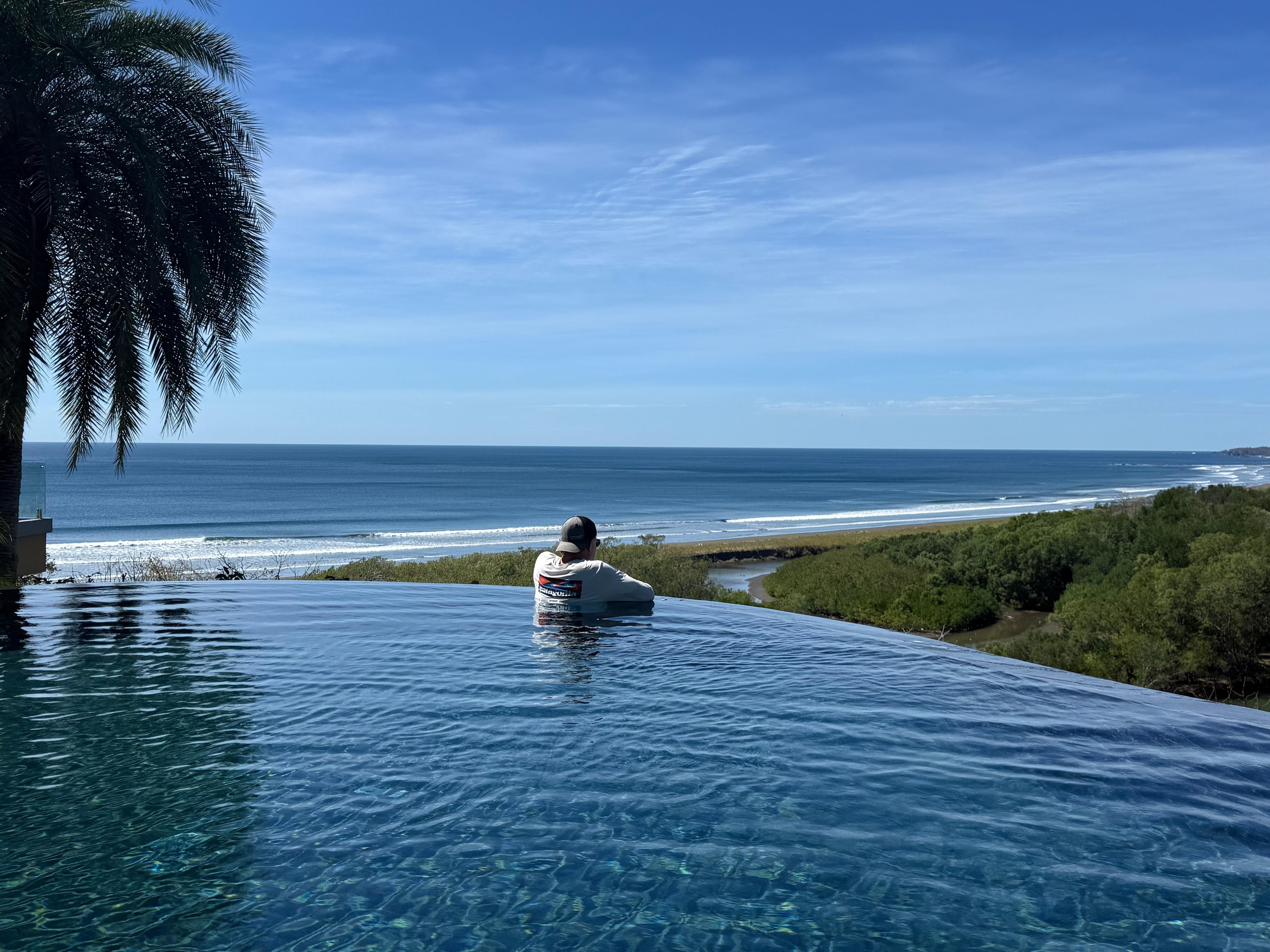 Infinity pool was perfect