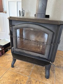 Unusable fireplace