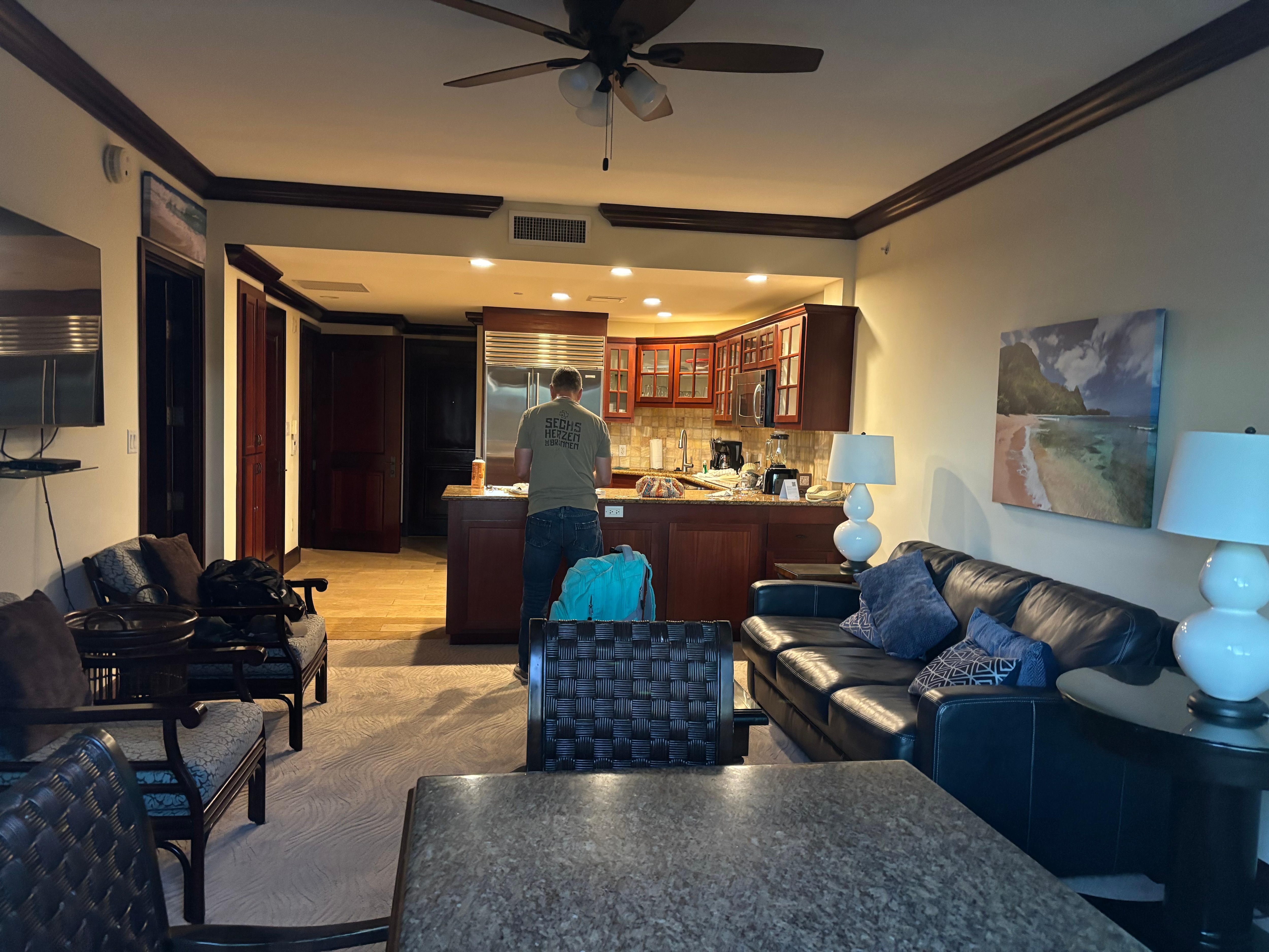 Our unit E304. It was clean, pristine and very relaxing. We loved all the Hawaiian decor in the high end appliances.