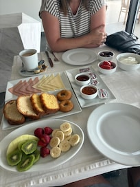 If you can get through breakfest with the volume of food you are better then us. Excellent