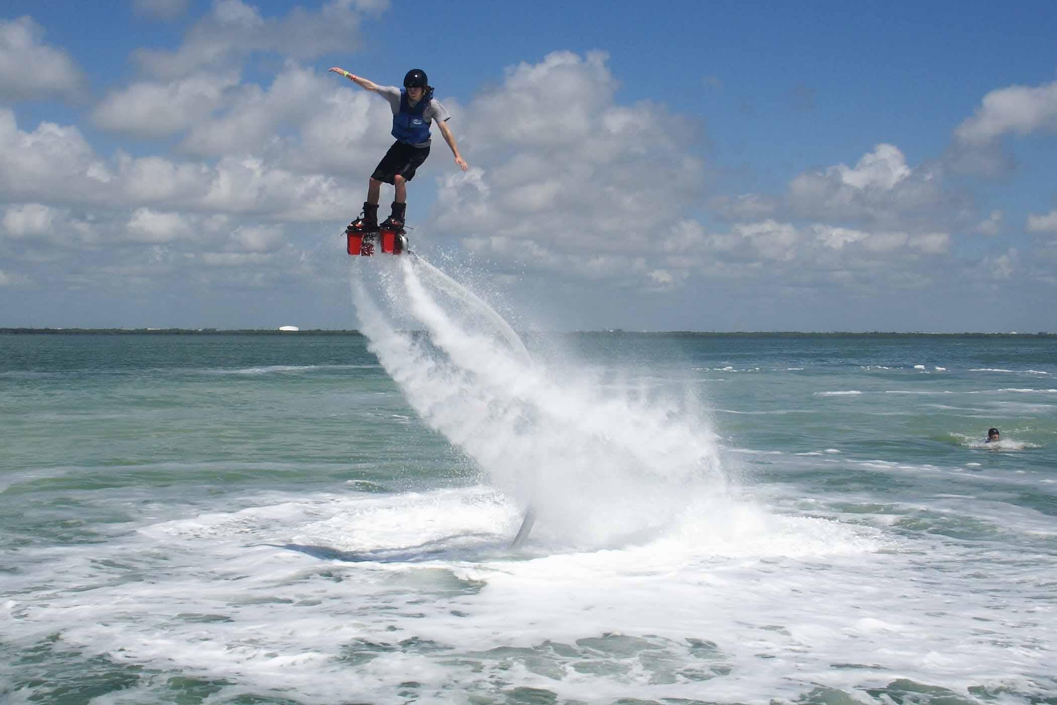Fly Boarding at Aqua World