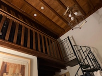 Ceilings in family room