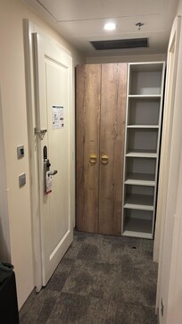 Wardrobe with safe