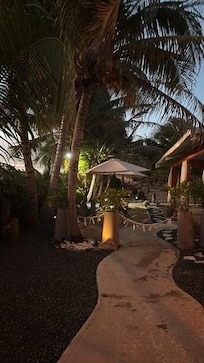 Walkway toward the beach