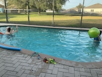 We love having an enclosed, private, heated pool and hot tub!